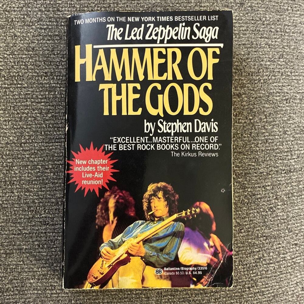 Hammer of the Gods : The Led Zeppelin Saga by Stephen Davis (1985, Paperback)